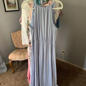 H&M Powder Blue Maxi Dress